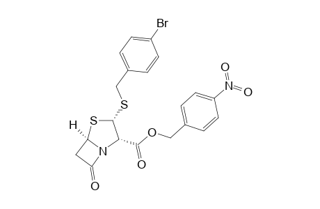 (+/-)-4-NITROBENZYL-(2S*,5R*)-3-(4-BROMOBENZYLSULFANYL)-7-OXO-4-THIA-1-AZABICYCLO-[3.2.0]-HEPTANE-2-CARBOXYLATE