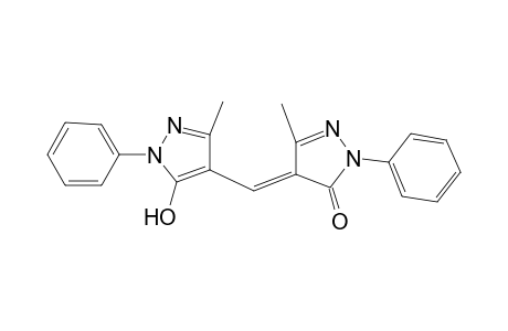 (4E)-4-[(5-Hydroxy-3-methyl-1-phenyl-1H-pyrazol-4-yl)methylene]-5-methyl-2-phenyl-2,4-dihydro-3H-pyrazol-3-one