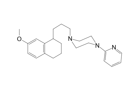 4-[3-(7-Methoxy-1,2,3,4-tetrahydronaphthlen-1-yl)-n-propyl]-1-(2-pyridyl)piperazine
