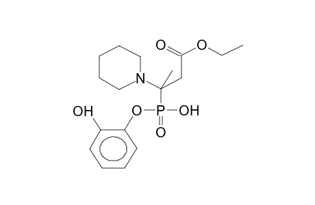 O-(2-HYDROXYPHENYL)(1-ETHOXYCARBONYL-2-PIPERIDINOPROP-2-YL)PHOSPHONICACID