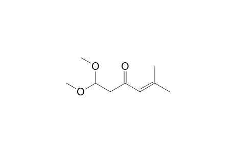 1,1-Dimethoxy-5-methylhex-4-en-3-one