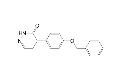 3(2H)-Pyridazinone, 4,5-dihydro-4-[4-(phenylmethoxy)phenyl]-