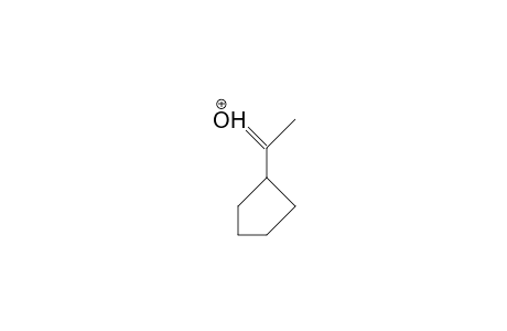 Cyclopentyl methyl ketonium cation