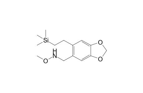N-Methoxy-6-(2-trimethylsilylethyl)-1,3-benzodioxole-5-methanamine