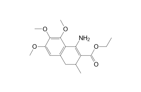 Ethyl 1-Amino-3,4-dihydro-6,7,8-trimethoxy-3-methyl-2-naphthalenecarboxylate