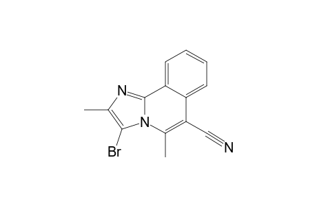 3-BROMO-2,5-DIMETHYLIMIDAZO-[2,1-A]-ISOQUINOLINE-6-CARBONITRILE