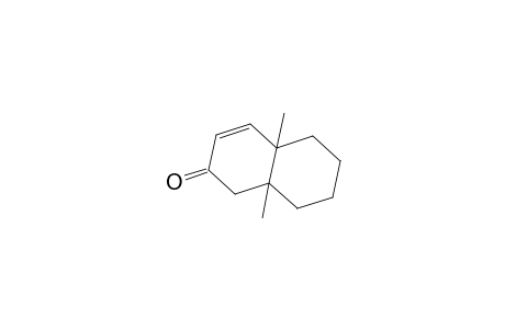 2(1H)-Naphthalenone, 4a,5,6,7,8,8a-hexahydro-4a,8a-dimethyl-, cis-