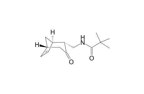 N-(((1R*,2R*,5R*)-3-Oxobicyclo[3.2.1]oct-6-en-2-yl)methyl)pivalamide