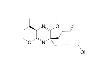 (2R,5S)-5-(3-Butenyl)-2,5-dihydro-3,6-dimethoxy-5-(4-hydroxy-2-butynyl)-2-isopropylpyrazine