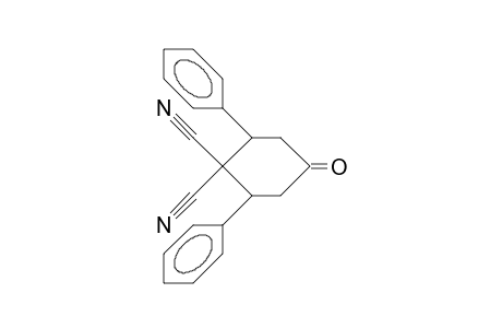 4,4-Dicyano-3,5-diphenyl-cyclohexanone