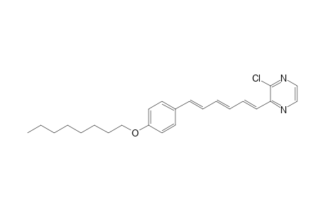 (1E,3E,5E)-1-(3'-Chloropyrazin-2'-yl)-6-(p-n-octyloxyphenyl)hexa-1,3,5-triene