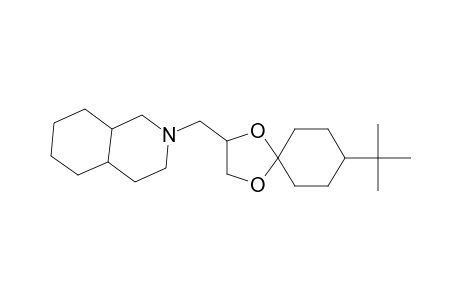 1,4-Dioxaspiro[4.5]decane, isoquinoline derivative