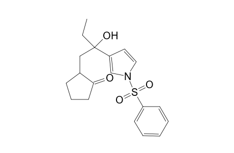 (.alpha..xi.)-.alpha.-Ethyl-.alpha.-[(.xi.)-2-oxocyclopentyl]methyl]-1-(phenylsulfonyl)-1H-pyrrole-3-methanol