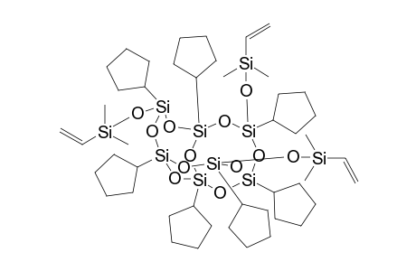 endo-3,7,14-Tris(dimethylvinylsilyloxy)-1,3,5,7,9,11,14-heptacyclopentyltricyclo[7.3.3.15,11]heptasiloxane