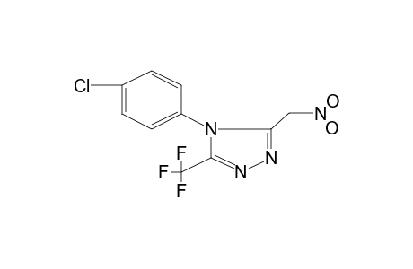 4-(p-CHLOROPHENYL)-3-(NITROMETHYL)-5-(TRIFLUOROMETHYL)-4H-1,2,4-TRIAZOLE