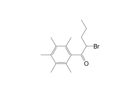 2,3,4,5,6-Pentamethyl-1-(.alpha.-bromovaleroyl)benzene