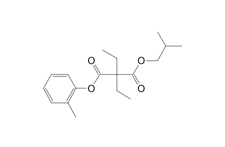 Diethylmalonic acid, isobutyl 2-methylphenyl ester