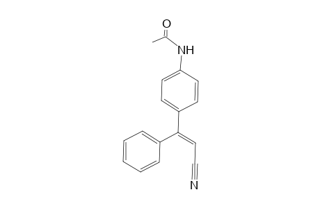 (E)-4-(2'-Cyano-1'-phenylvinyl)acetanilide
