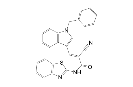(2E)-N-(1,3-benzothiazol-2-yl)-3-(1-benzyl-1H-indol-3-yl)-2-cyano-2-propenamide