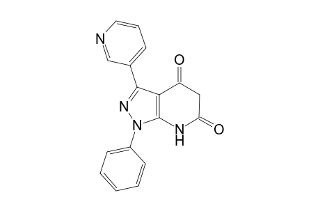 N(1)-Phenyl-3-(3'-pyridyl)-1,2,3,4-tetrahydropyridino[5,6-b]pyrazole-2,4-dione
