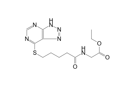 ethyl {[5-(3H-[1,2,3]triazolo[4,5-d]pyrimidin-7-ylsulfanyl)pentanoyl]amino}acetate