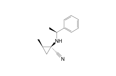 (1S,2R,1'S)-1-[(1'-methylbenzyl)amino]-2-methylcyclopropanecarbonitrile
