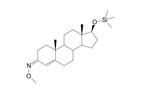 Testosterone methoxime, O-TMS, 2.isomer