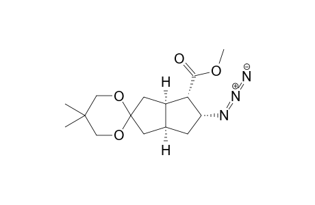Methyl (1R,2S,3S,5S)-7,7-(2',2'-dimethyltrimethylenedioxy)-3-azidobicyclo[3.3.0]octan-2-oate