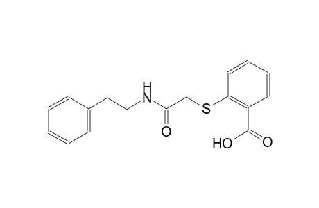 benzoic acid, 2-[[2-oxo-2-[(2-phenylethyl)amino]ethyl]thio]-