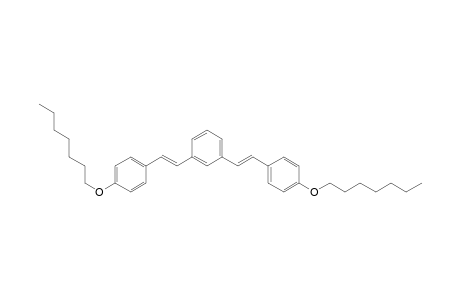 (E,E)-1,3-bis[2-(4-heptyloxyphenyl)ethenyl]benzene