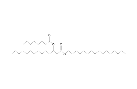 Hexadecyl 3-[(capryloyloyl)oxy]-tetradecanoate