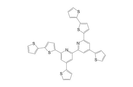 6,6'-Di[2,2'-]bithiophene-5-yl-[4,4']-dithiophen-2-yl-[2,2']bipyridine