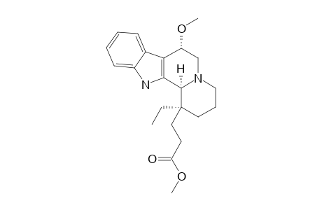 METHYL-3-(1-ALPHA-ETHYL-7-ALPHA-METHOXY-1,2,3,4,6,7,12,12B-OCTAHYDROINDOLO-[2,3-A]-QUINOLIZIN-1-BETA-YL)-PROPIONATE