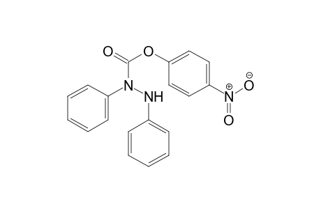 Hydrazinecarboxylic acid, 1,2-diphenyl-, 4-nitrophenyl ester
