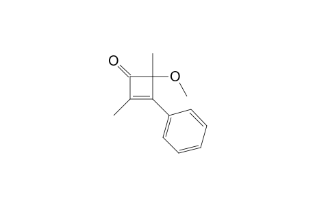 2,4,4-Trimethyl-3-phenylcyclobut-2-en-1-one