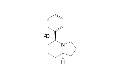 (5R*,8aS*)-5-Phenyl-5-deuterioindolizidine