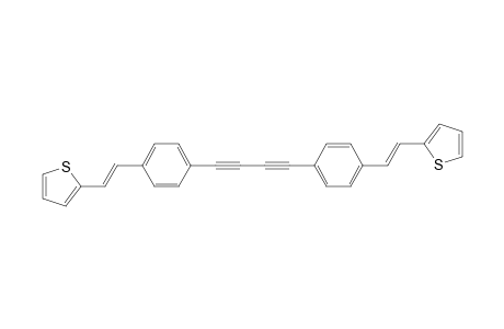 (E,E)-1,4-Di(4-(2-(2-thienyl)ethenyl)phenyl)-1,3-butadiyne