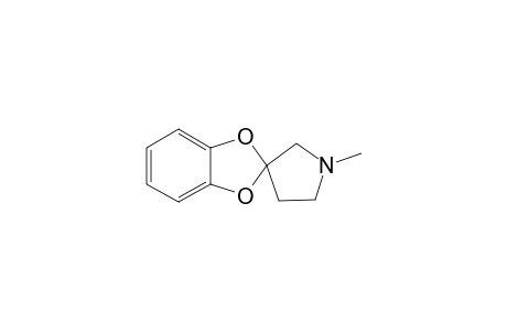 Pyrrolidine, 1-methyl-3,2'-spiro-benzo-1,3-dioxolane-