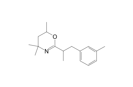 2-(1'-m-methylbenzyl)-ethyl-4,4,6-trimethyl-5,6-dihydro-4H-1,3-oxazine