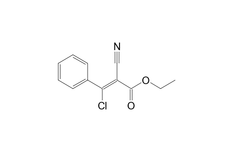 Ethyl (Z)-3-chloro-2-cyano-3-phenylpropenoate