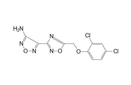 1,2,5-Oxadiazol-3-amine, 4-[5-(2,4-dichlorophenoxymethyl)-1,2,4-oxadiazol-3-yl]-