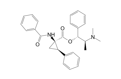 (1R,2S)-1-Phenyl-2-dimethylaminopropyl (1R,2R)-1-benzamido-2-phenylcyclopropanecarboxylate