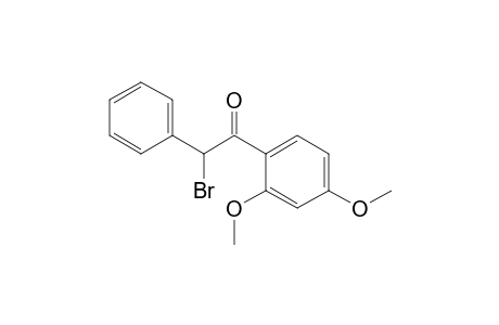 2-Bromanyl-1-(2,4-dimethoxyphenyl)-2-phenyl-ethanone