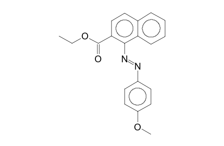 1-(4-Methoxy-phenylazo)-naphthalene-2-carboxylic acid, ethyl ester