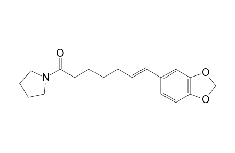 (6E)-N-[7-(3',4'-METHYLENEDIOXY-PHENYL)-HEPT-6-ENOYL]-PYRROLIDINE