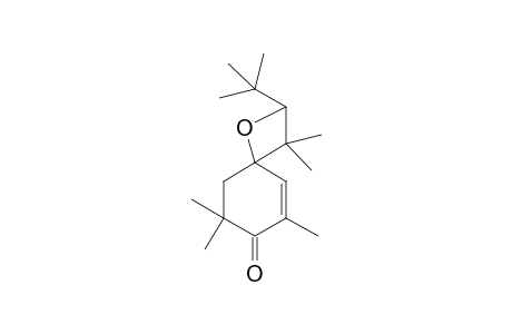 2(1)-(tert-Butyl-3,3,6,8,8-pentamethyl-1-oxaspiro[3.5]non-5-en-7-one