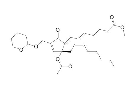 (12R)-5E,7E-12-hydroxy-10-(tetrahydropyran-2'-yl-oxymethyl)-4-deacetylclavulone