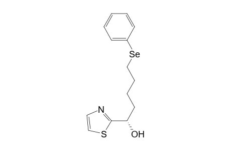 (1S)-5-(Phenylselanyl)-1-(1,3-thiazol-2-yl)pentan-1-ol