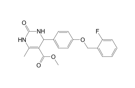 5-Pyrimidinecarboxylic acid, 4-[4-[(2-fluorophenyl)methoxy]phenyl]-1,2,3,4-tetrahydro-6-methyl-2-oxo-, methyl ester