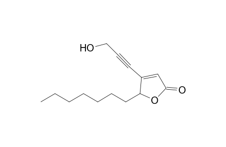 2-Heptyl-3-(3-hydroxyprop-1-ynyl)-2H-furan-5-one